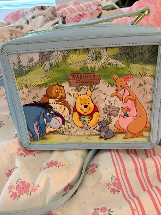 Loungefly Handbags - Light Blue Loungefly Winnie the Pooh Crossbody Bag